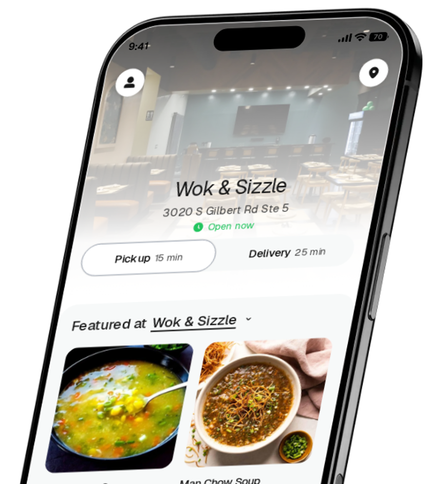 Wok & Sizzle app preview