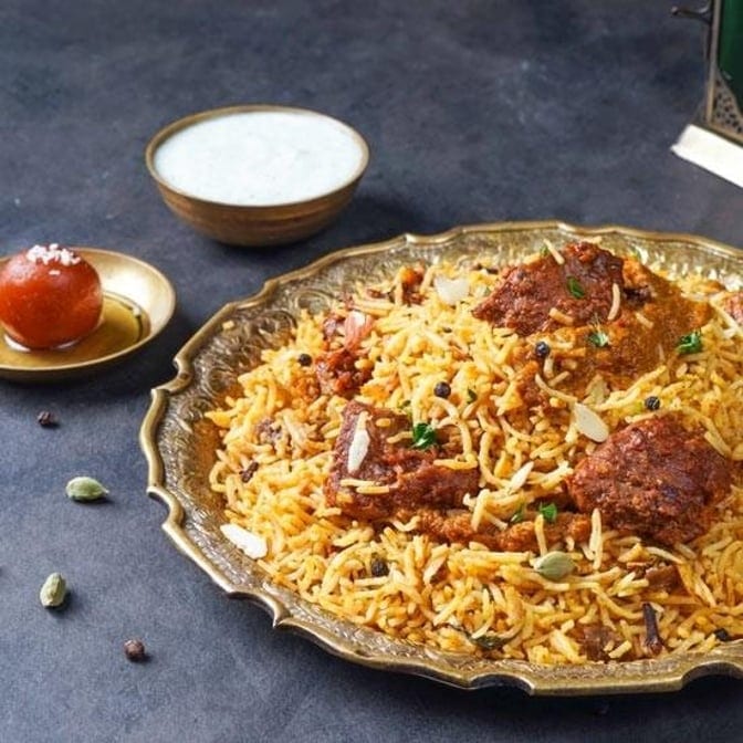 Goat Biryani.