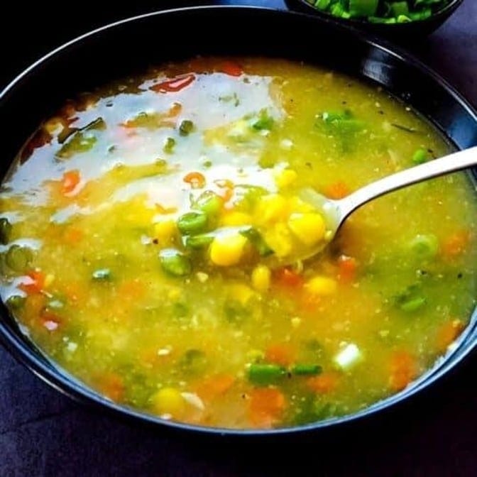 Sweet Corn Soup.
